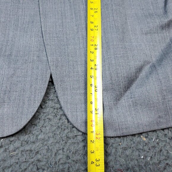 Joseph & Feiss Wool Blazer Gray Mens 42R - Picture 7 of 10